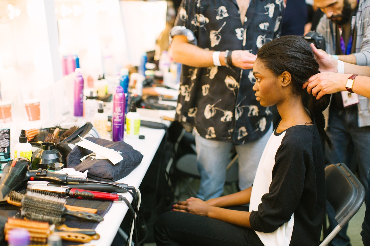 salon, beauty salon, girl